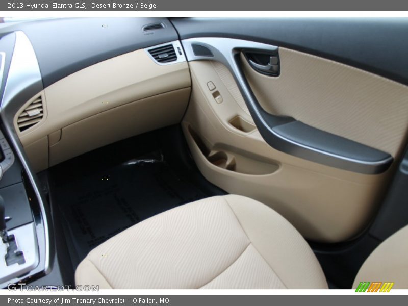 Desert Bronze / Beige 2013 Hyundai Elantra GLS