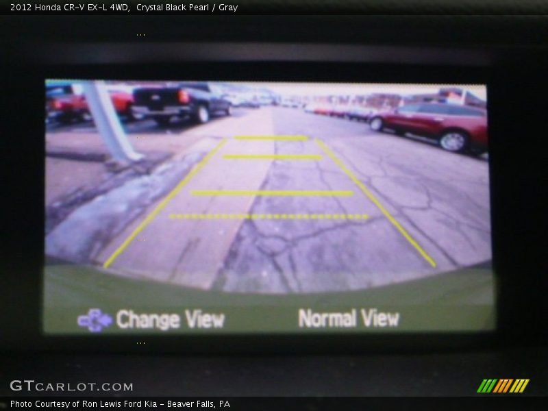 Crystal Black Pearl / Gray 2012 Honda CR-V EX-L 4WD