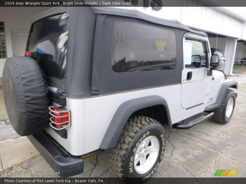 Bright Silver Metallic / Dark Slate Gray 2004 Jeep Wrangler Sport 4x4