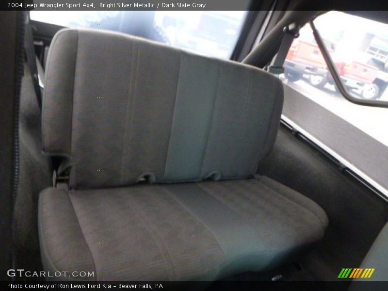 Bright Silver Metallic / Dark Slate Gray 2004 Jeep Wrangler Sport 4x4