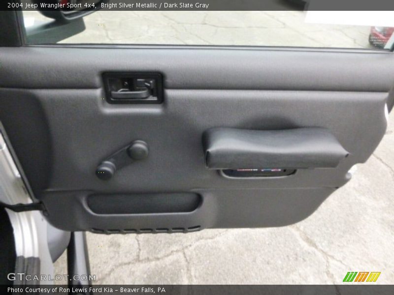 Bright Silver Metallic / Dark Slate Gray 2004 Jeep Wrangler Sport 4x4