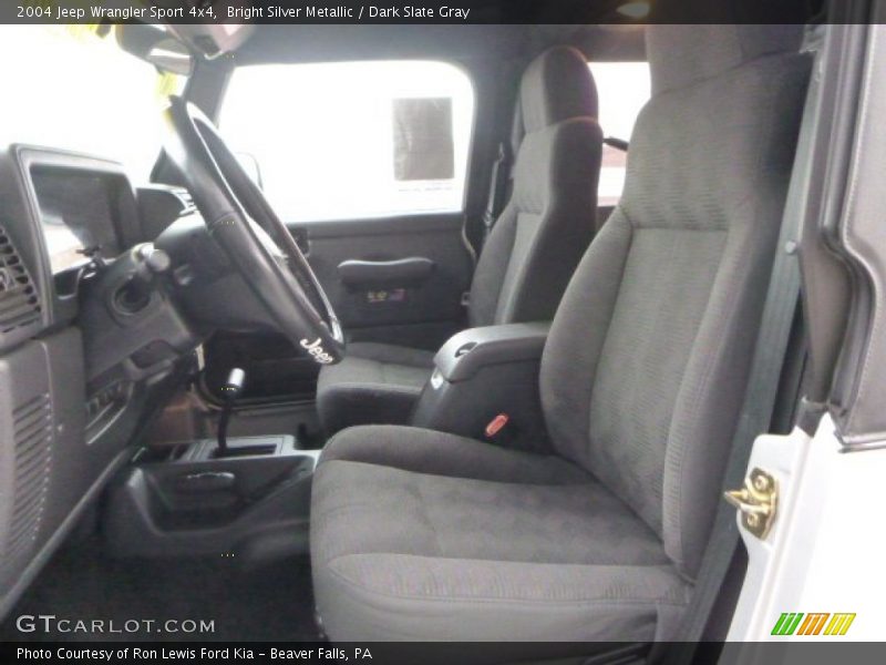 Bright Silver Metallic / Dark Slate Gray 2004 Jeep Wrangler Sport 4x4