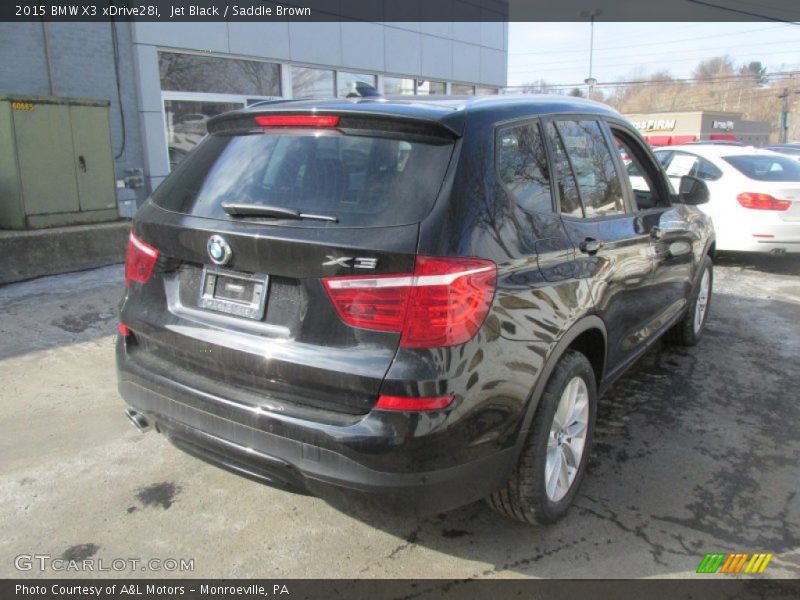 Jet Black / Saddle Brown 2015 BMW X3 xDrive28i