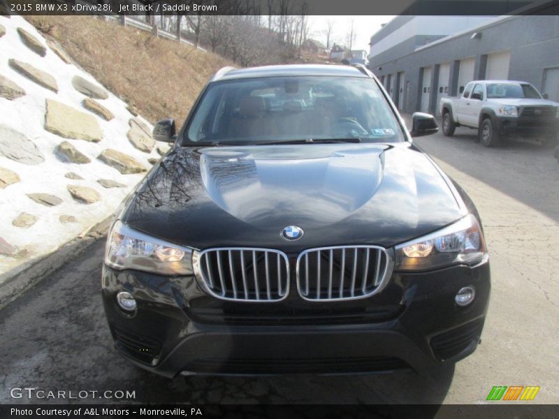 Jet Black / Saddle Brown 2015 BMW X3 xDrive28i