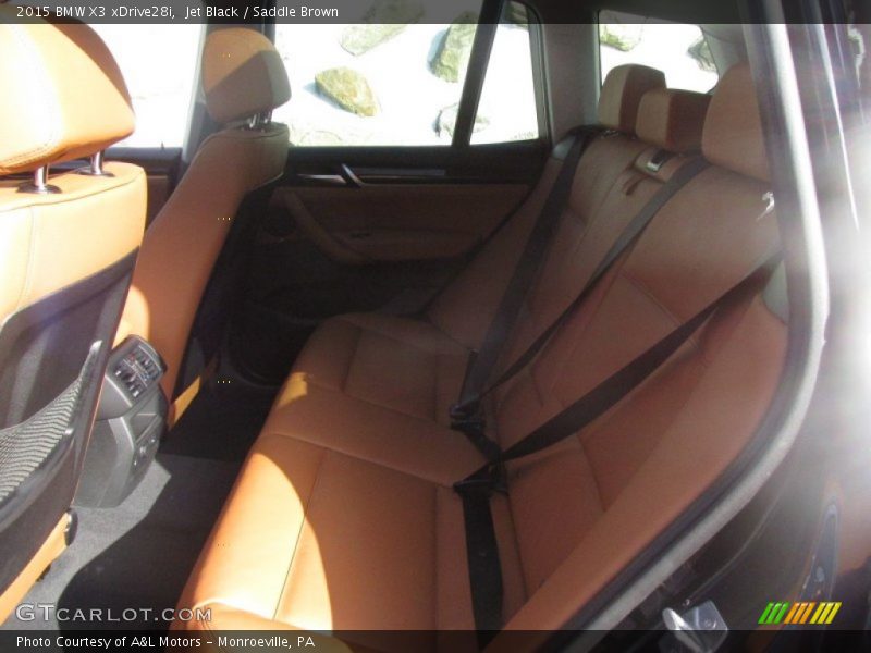 Jet Black / Saddle Brown 2015 BMW X3 xDrive28i