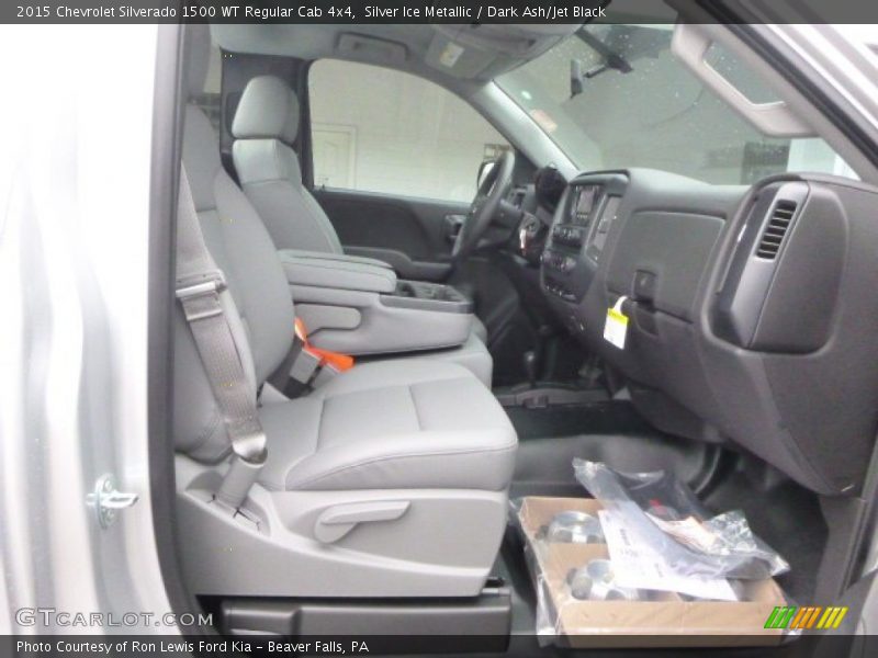 Silver Ice Metallic / Dark Ash/Jet Black 2015 Chevrolet Silverado 1500 WT Regular Cab 4x4