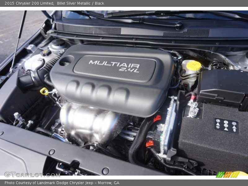 Billet Silver Metallic / Black 2015 Chrysler 200 Limited