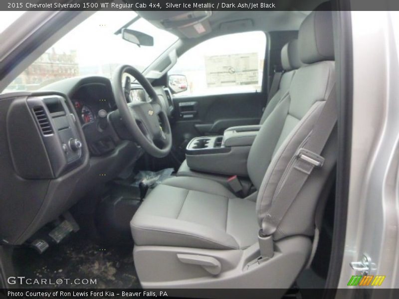 Silver Ice Metallic / Dark Ash/Jet Black 2015 Chevrolet Silverado 1500 WT Regular Cab 4x4