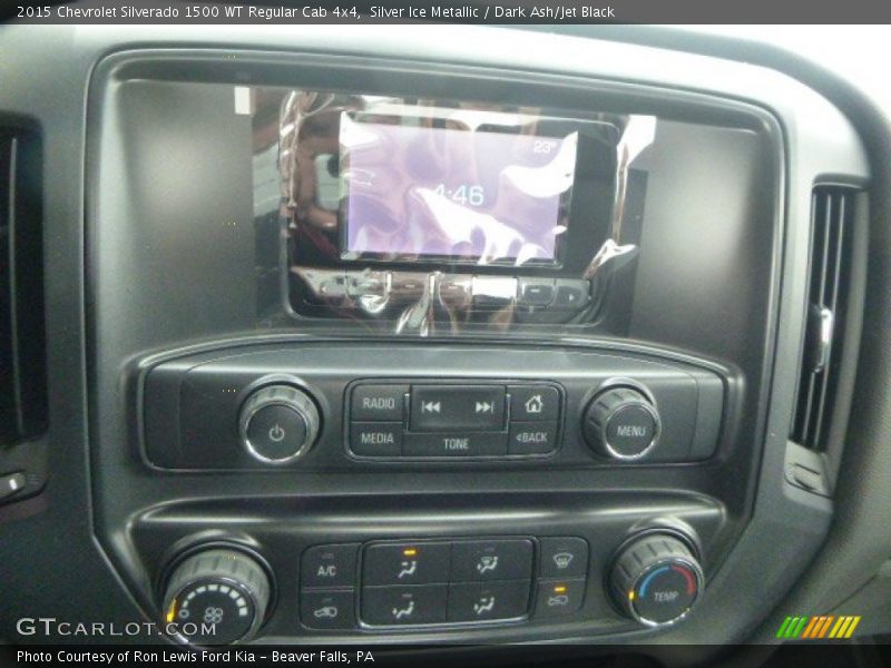 Silver Ice Metallic / Dark Ash/Jet Black 2015 Chevrolet Silverado 1500 WT Regular Cab 4x4