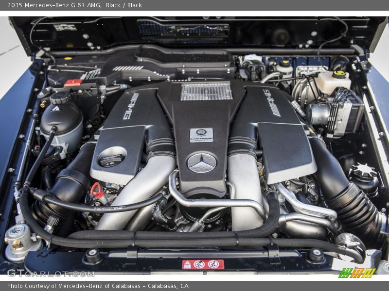  2015 G 63 AMG Engine - 5.5 Liter AMG biturbo DOHC 32-Valve VVT V8