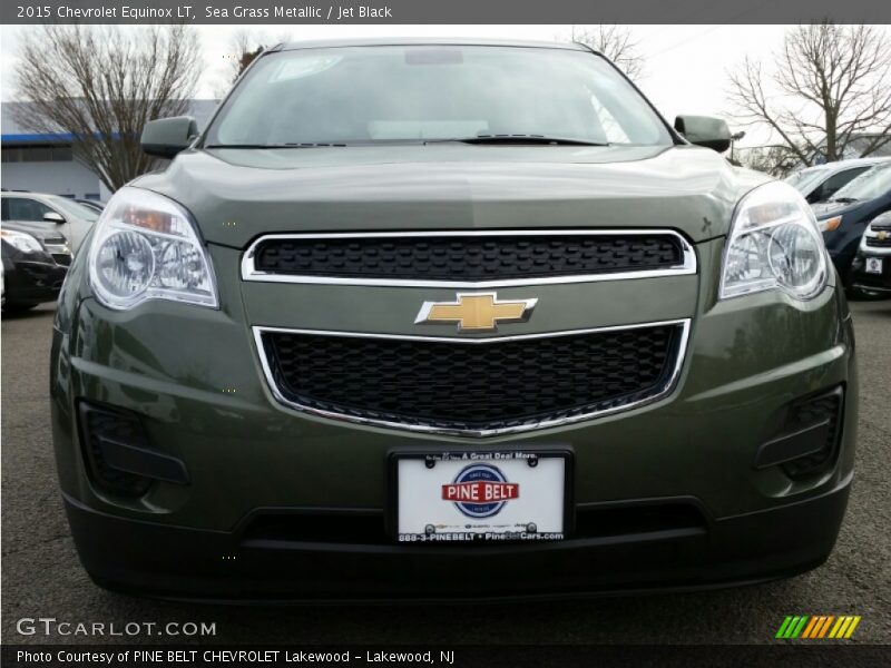 Sea Grass Metallic / Jet Black 2015 Chevrolet Equinox LT