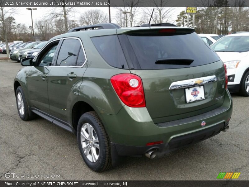 Sea Grass Metallic / Jet Black 2015 Chevrolet Equinox LT