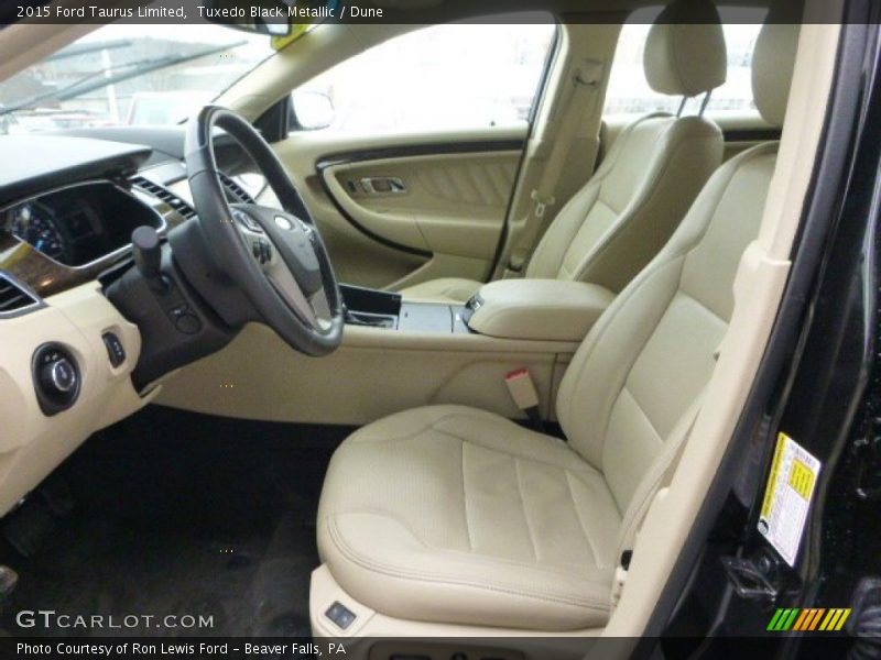 Tuxedo Black Metallic / Dune 2015 Ford Taurus Limited