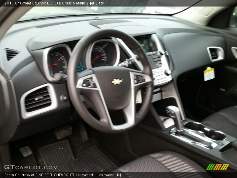 Sea Grass Metallic / Jet Black 2015 Chevrolet Equinox LT