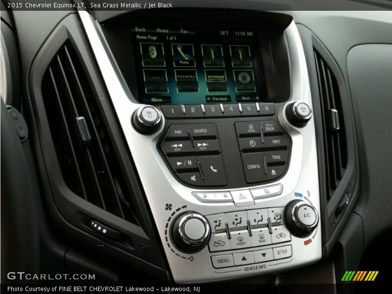 Sea Grass Metallic / Jet Black 2015 Chevrolet Equinox LT