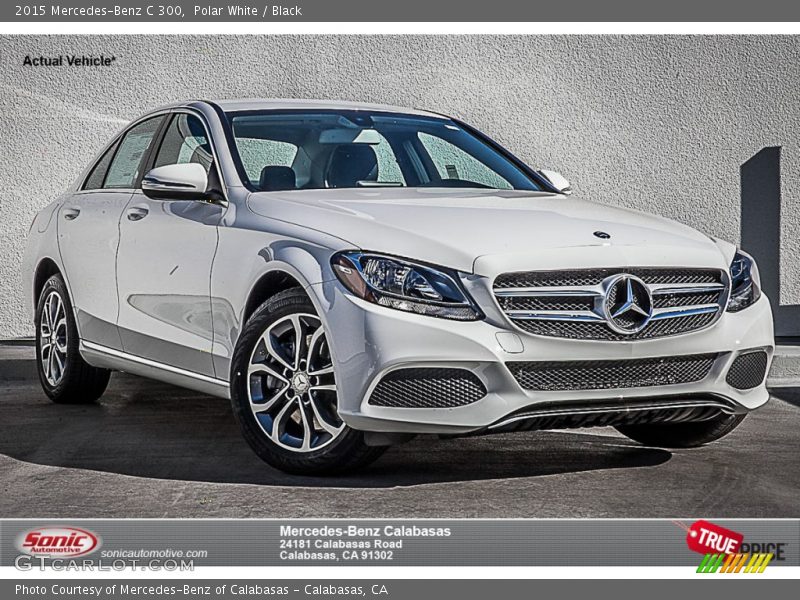 Polar White / Black 2015 Mercedes-Benz C 300