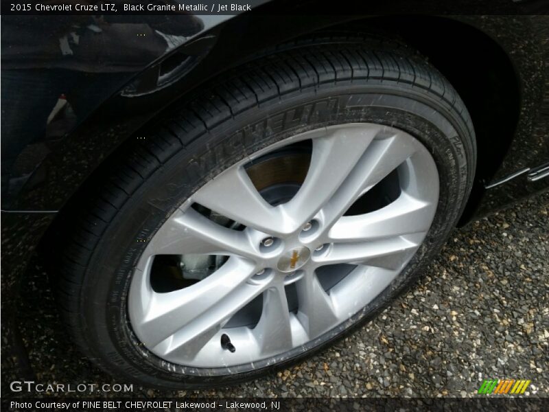 Black Granite Metallic / Jet Black 2015 Chevrolet Cruze LTZ