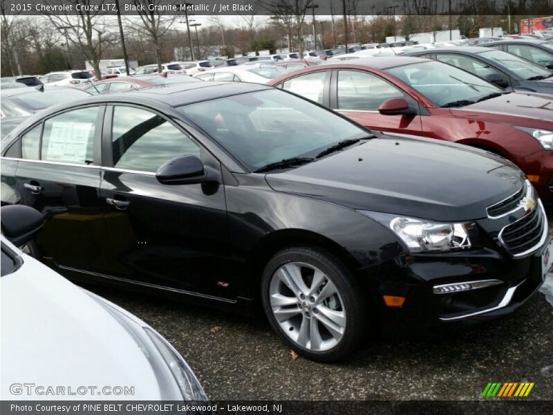 Black Granite Metallic / Jet Black 2015 Chevrolet Cruze LTZ