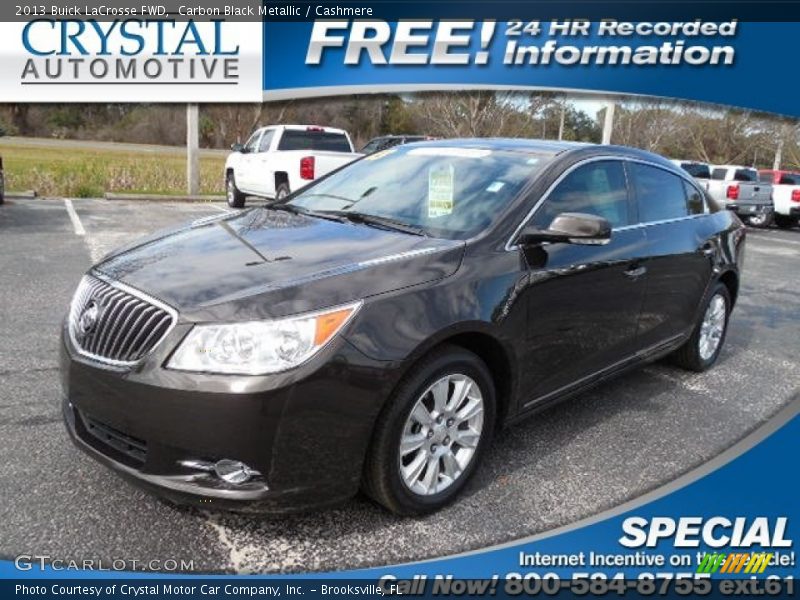 Carbon Black Metallic / Cashmere 2013 Buick LaCrosse FWD