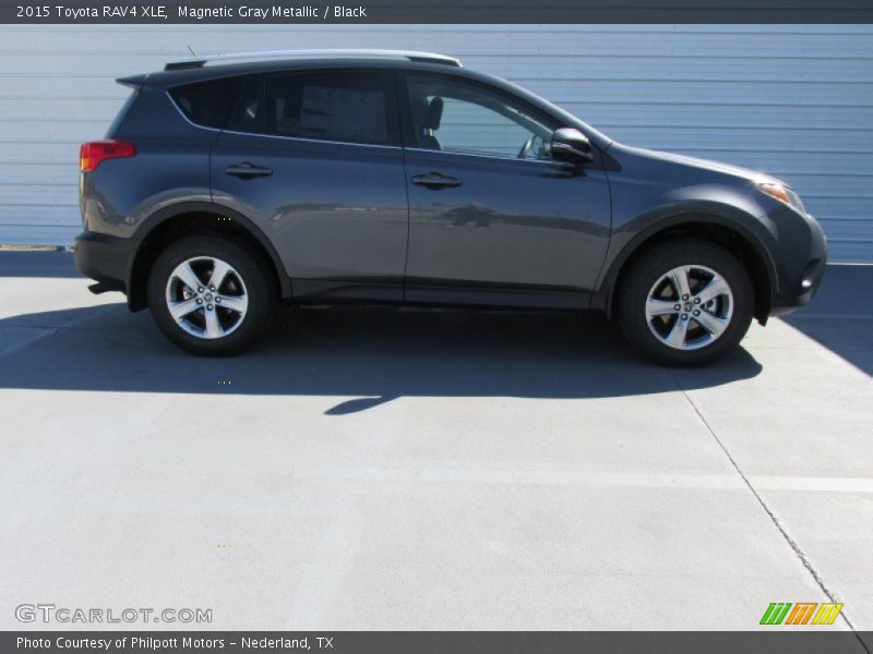 Magnetic Gray Metallic / Black 2015 Toyota RAV4 XLE