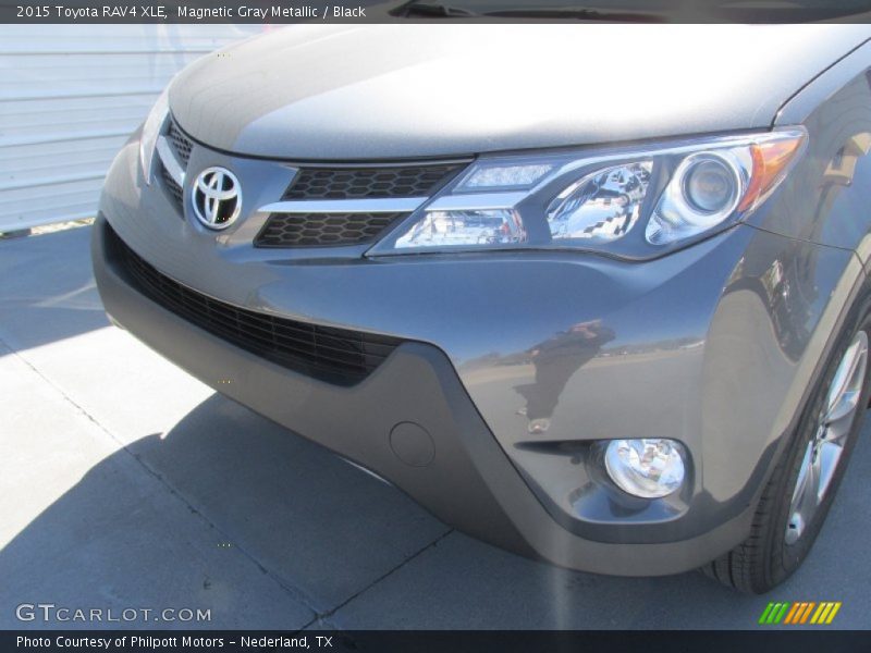Magnetic Gray Metallic / Black 2015 Toyota RAV4 XLE