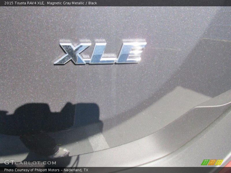 Magnetic Gray Metallic / Black 2015 Toyota RAV4 XLE