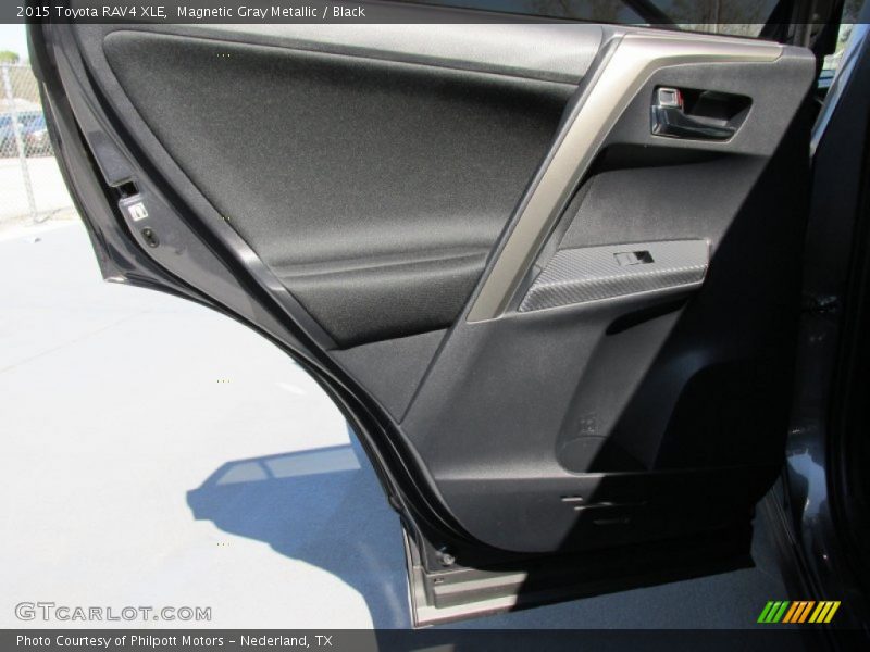 Magnetic Gray Metallic / Black 2015 Toyota RAV4 XLE