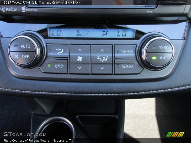 Magnetic Gray Metallic / Black 2015 Toyota RAV4 XLE