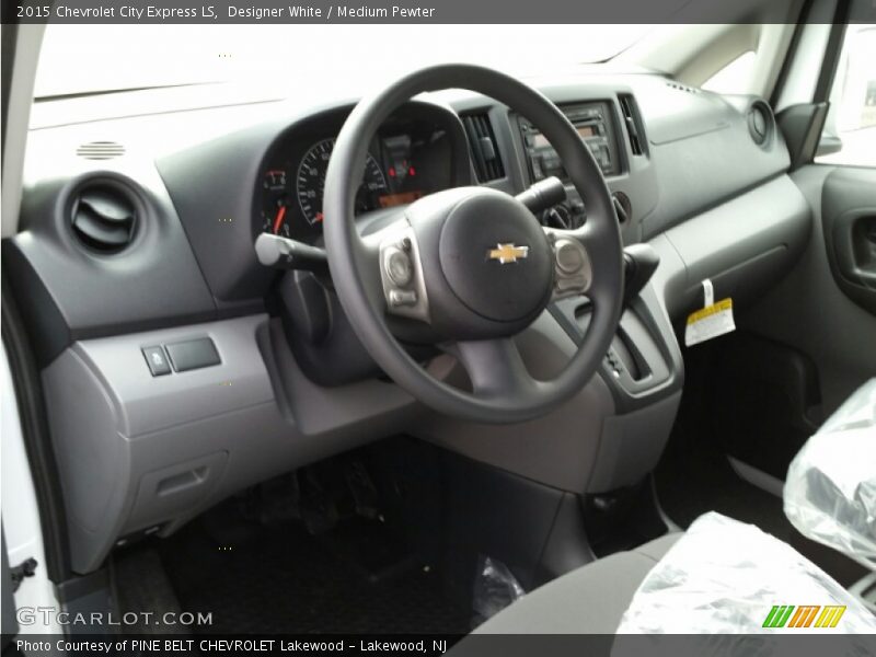 Designer White / Medium Pewter 2015 Chevrolet City Express LS