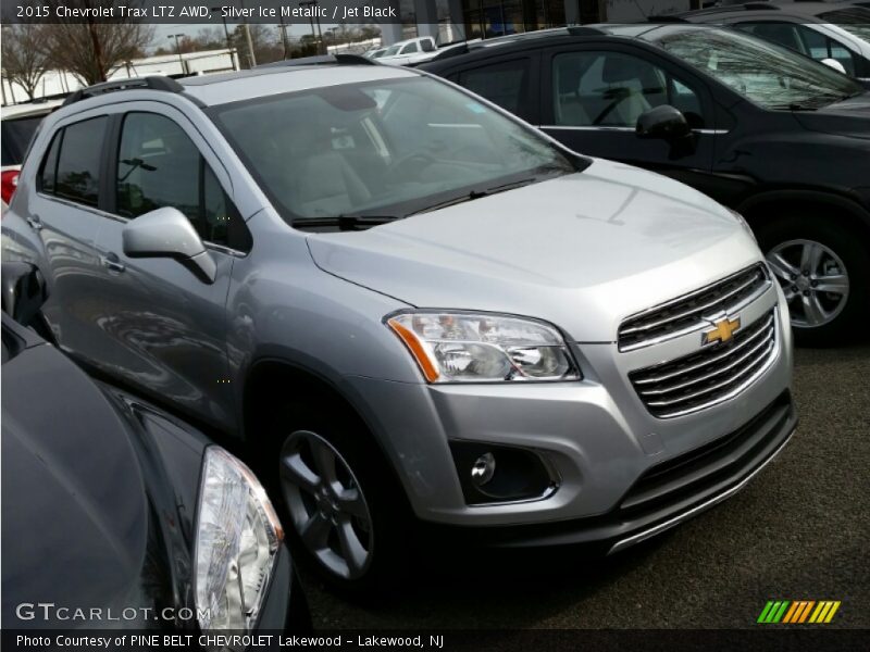 Silver Ice Metallic / Jet Black 2015 Chevrolet Trax LTZ AWD