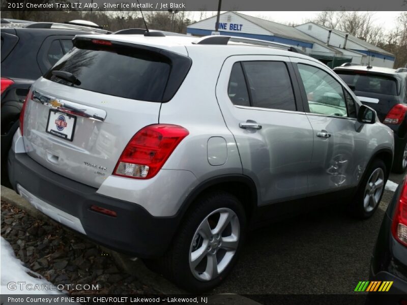 Silver Ice Metallic / Jet Black 2015 Chevrolet Trax LTZ AWD
