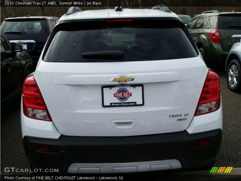 Summit White / Jet Black 2015 Chevrolet Trax LT AWD