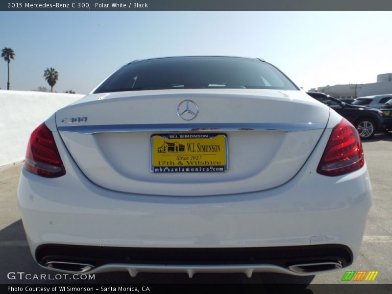 Polar White / Black 2015 Mercedes-Benz C 300