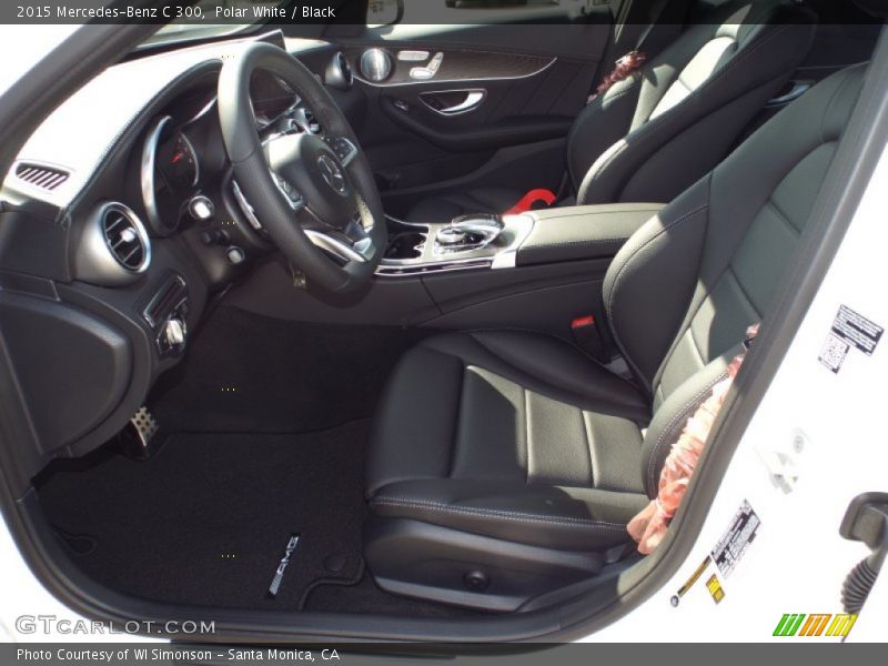 Polar White / Black 2015 Mercedes-Benz C 300