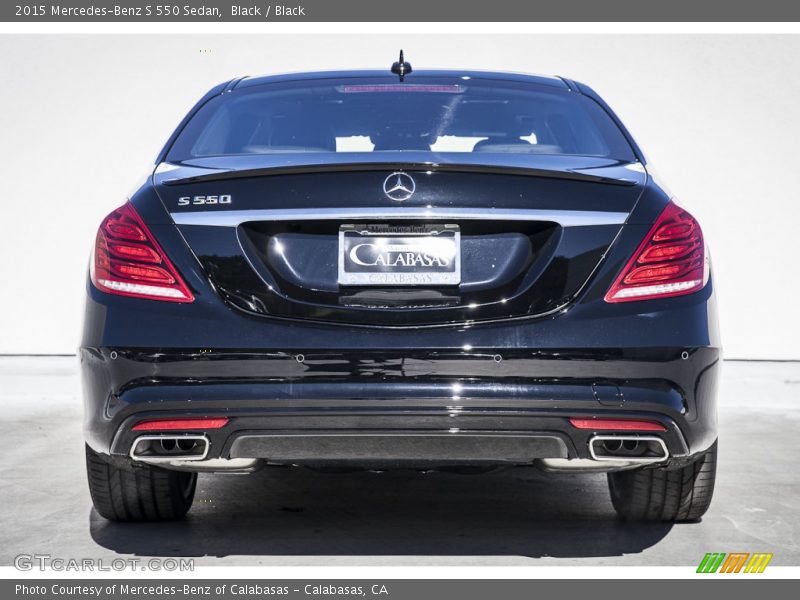 Black / Black 2015 Mercedes-Benz S 550 Sedan