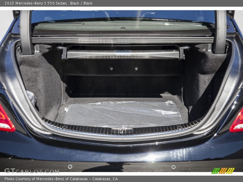 Black / Black 2015 Mercedes-Benz S 550 Sedan