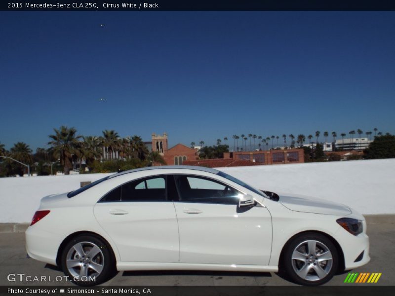 Cirrus White / Black 2015 Mercedes-Benz CLA 250