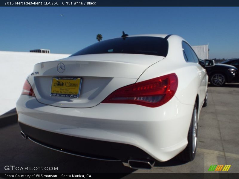 Cirrus White / Black 2015 Mercedes-Benz CLA 250