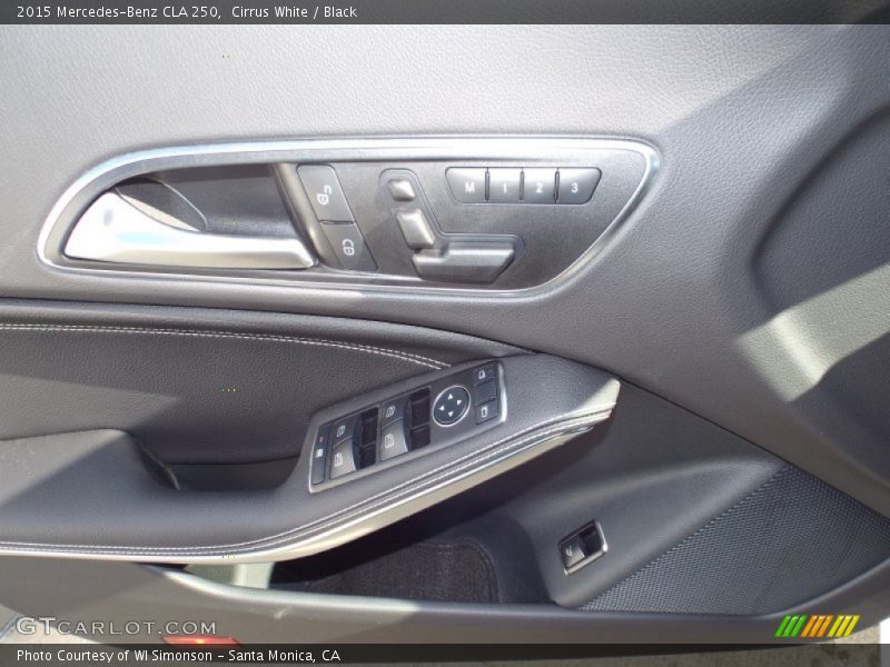 Cirrus White / Black 2015 Mercedes-Benz CLA 250