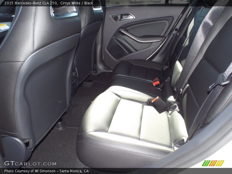 Cirrus White / Black 2015 Mercedes-Benz CLA 250