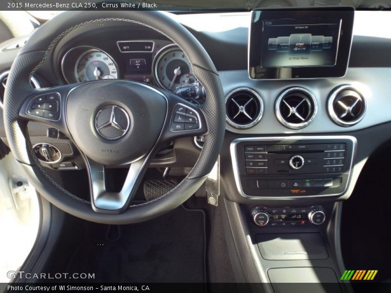 Cirrus White / Black 2015 Mercedes-Benz CLA 250