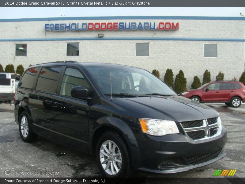 Granite Crystal Metallic / Black/Light Graystone 2014 Dodge Grand Caravan SXT