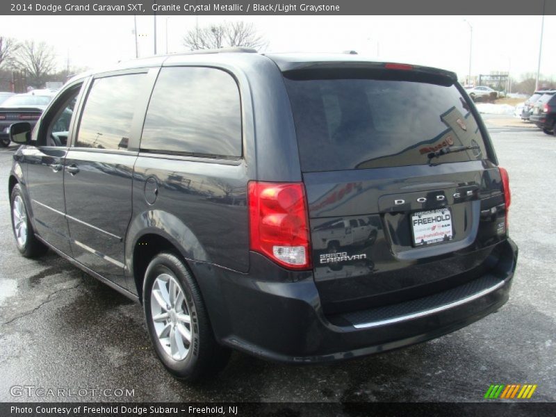 Granite Crystal Metallic / Black/Light Graystone 2014 Dodge Grand Caravan SXT