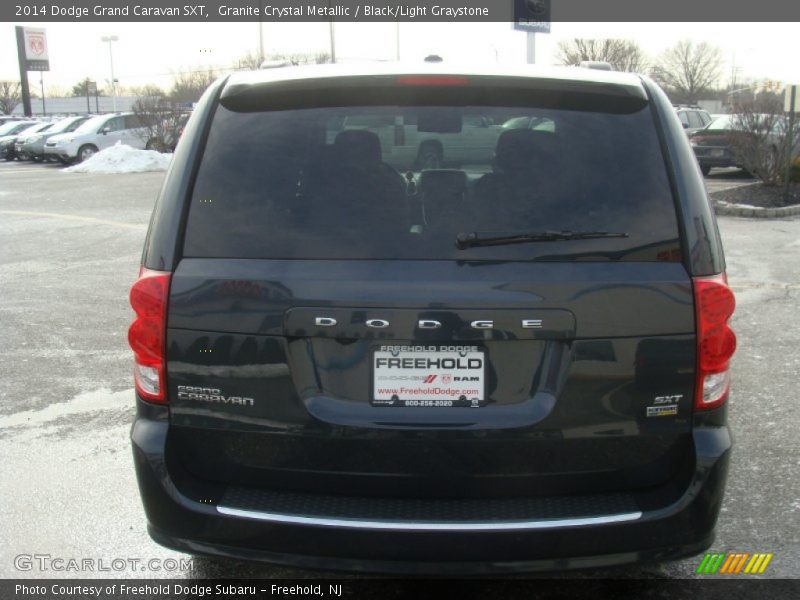 Granite Crystal Metallic / Black/Light Graystone 2014 Dodge Grand Caravan SXT