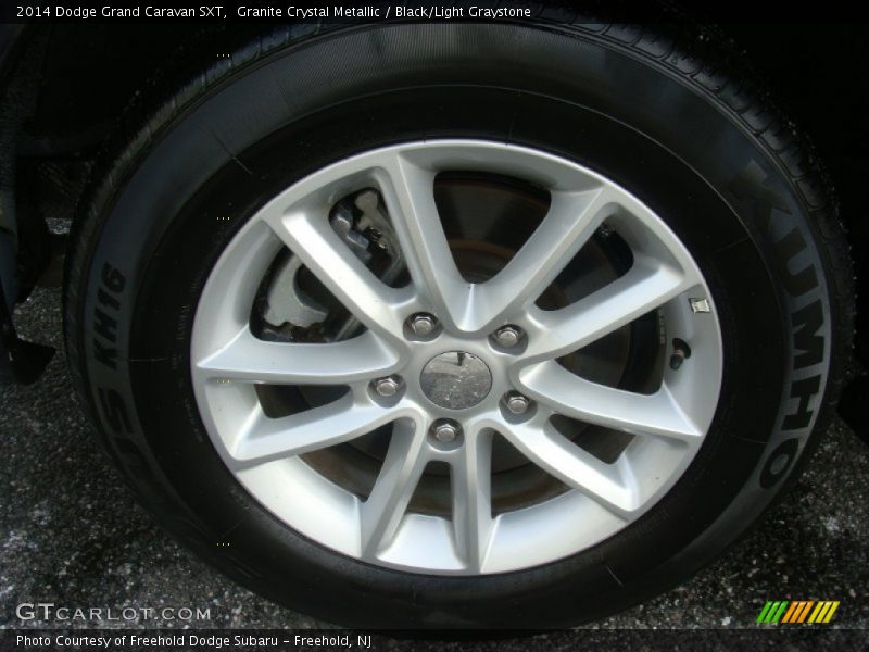Granite Crystal Metallic / Black/Light Graystone 2014 Dodge Grand Caravan SXT