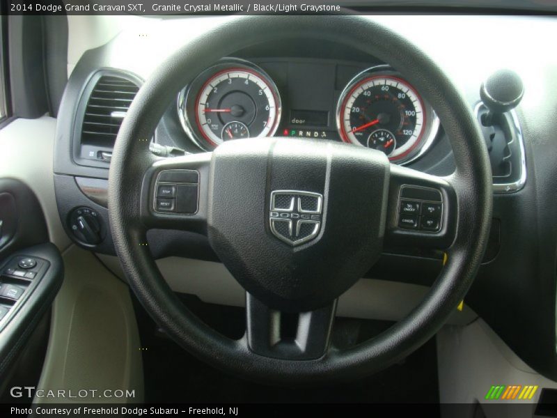Granite Crystal Metallic / Black/Light Graystone 2014 Dodge Grand Caravan SXT