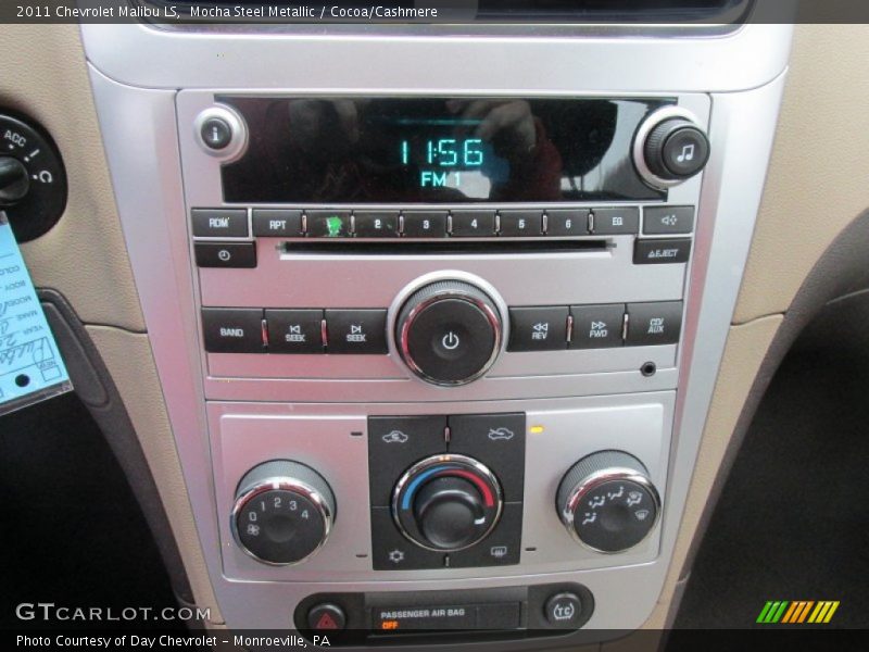 Mocha Steel Metallic / Cocoa/Cashmere 2011 Chevrolet Malibu LS