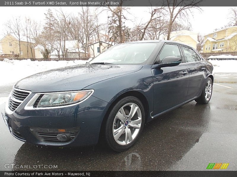 Fjord Blue Metallic / Jet Black 2011 Saab 9-5 Turbo6 XWD Sedan