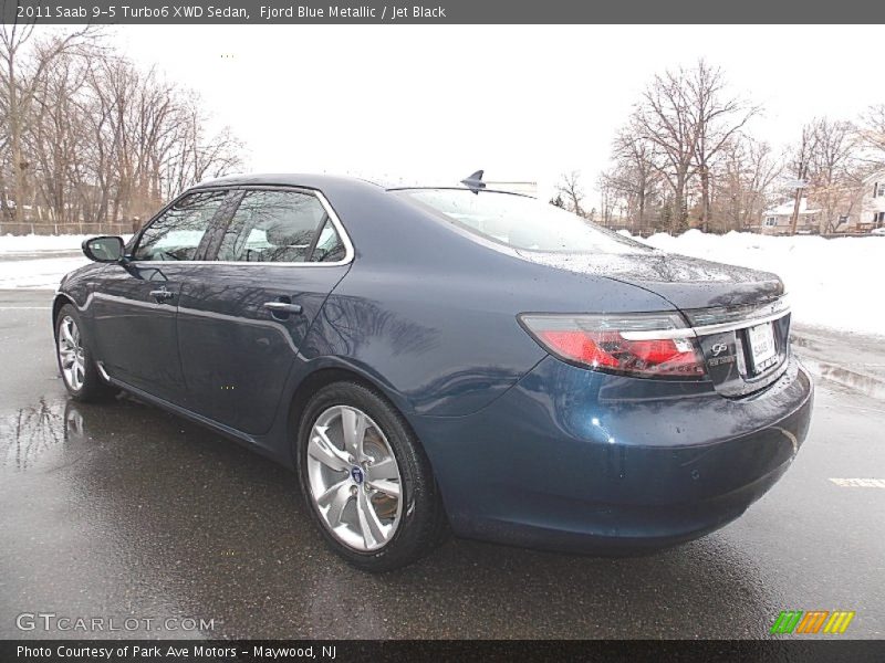 Fjord Blue Metallic / Jet Black 2011 Saab 9-5 Turbo6 XWD Sedan