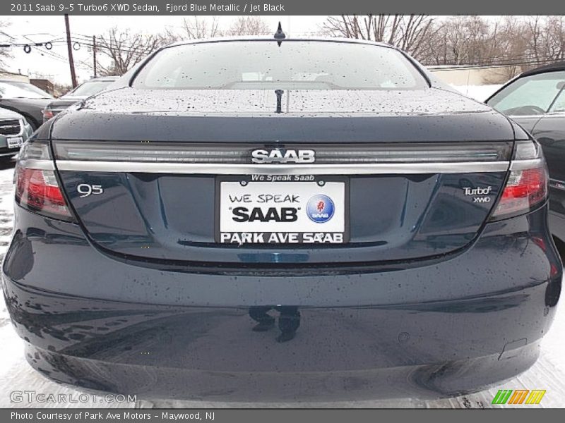 Fjord Blue Metallic / Jet Black 2011 Saab 9-5 Turbo6 XWD Sedan
